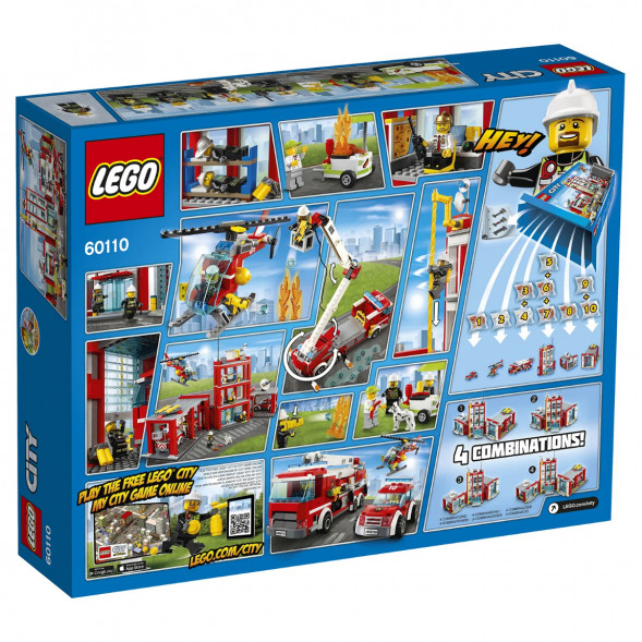 Конструктор LEGO City 60110 Пожарная часть во Владивостоке