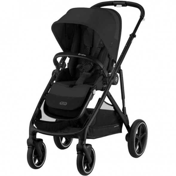Детская коляска Cybex Gazelle S BLK Moon Black с корзиной и дождевиком во Владивостоке