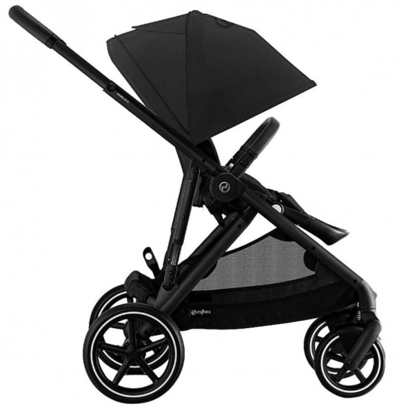 Детская коляска Cybex Gazelle S BLK Moon Black с корзиной и дождевиком во Владивостоке
