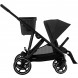 Детская коляска Cybex Gazelle S BLK Moon Black с корзиной и дождевиком во Владивостоке
