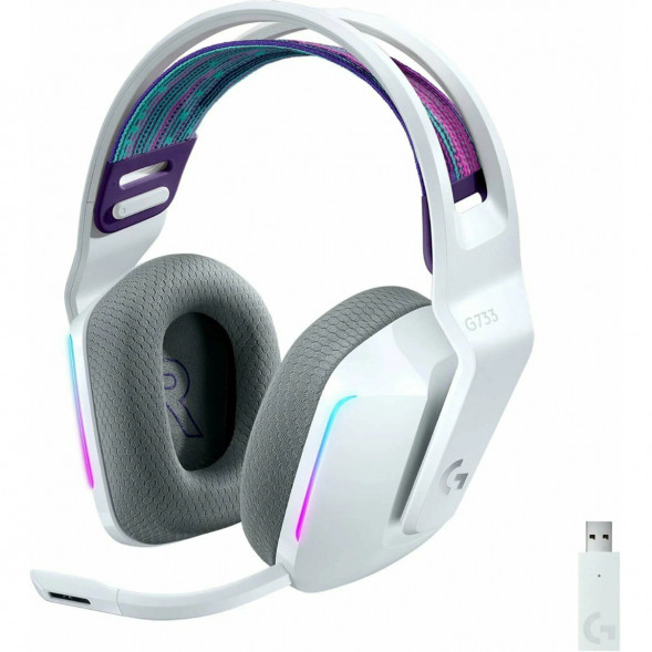 Игровая гарнитура Logitech G733 RGB Lightspeed Wireless, белый во Владивостоке