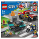Конструктор LEGO City Fire 60319 Пожарная бригада и полицейская погоня во Владивостоке
