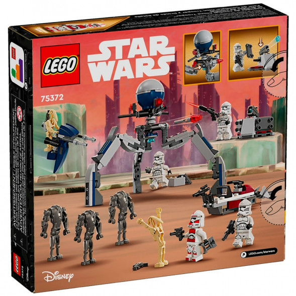 Конструктор LEGO Star Wars 75372 Боевой набор солдат-клонов и боевых дроидов во Владивостоке