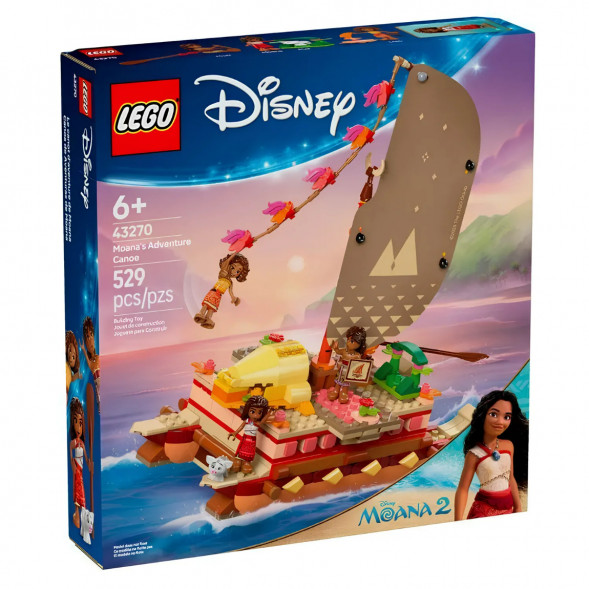Конструктор LEGO Disney 43270 Моана: приключение на каноэ во Владивостоке
