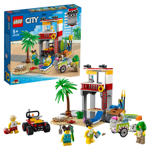 Конструктор LEGO City 60328 Пост спасателей на пляже во Владивостоке