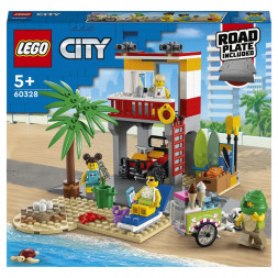 Конструктор LEGO City 60328 Пост спасателей на пляже