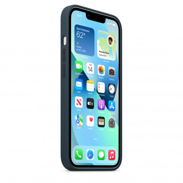 Силиконовый чехол MagSafe для Apple iPhone 13, Abyss Blue во Владивостоке