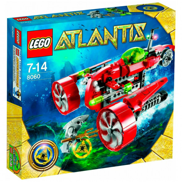 Конструктор LEGO Atlantis 8060 Субмарина Тайфун Турбо во Владивостоке