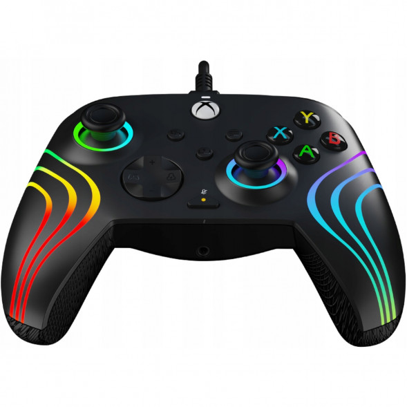 Геймпад проводной PDP для Xbox Afterglow Wave, Black во Владивостоке