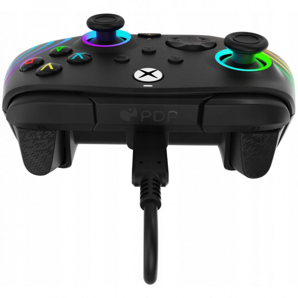 Геймпад проводной PDP для Xbox Afterglow Wave, Black во Владивостоке