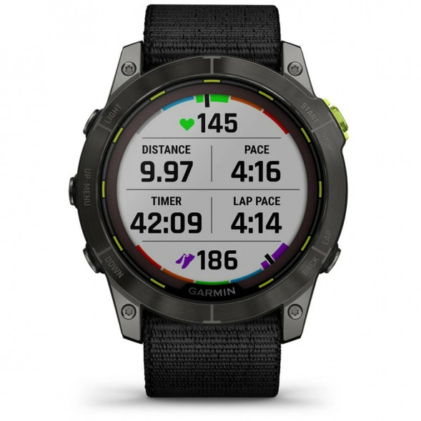 Умные часы Garmin Enduro 2 угольно-серый DLC титановый с нейлоновым ремешком UltraFit 010-02754-01 во Владивостоке