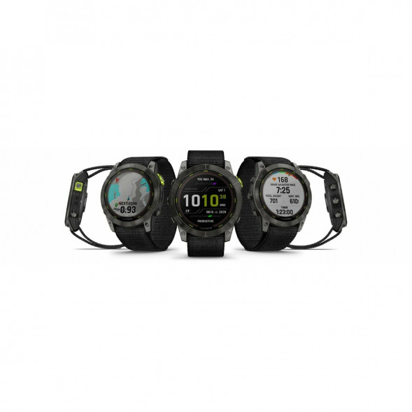 Умные часы Garmin Enduro 2 угольно-серый DLC титановый с нейлоновым ремешком UltraFit 010-02754-01 во Владивостоке