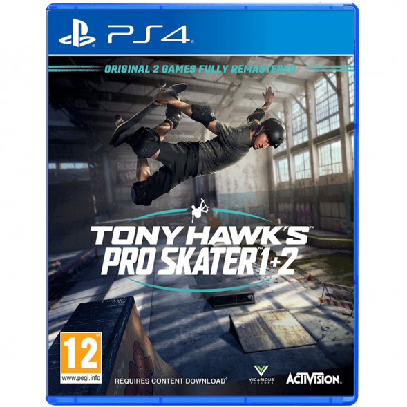 Игра Tony Hawk&amp;#039;s Pro Skater 1 + 2 [PS4, английская версия] во Владивостоке