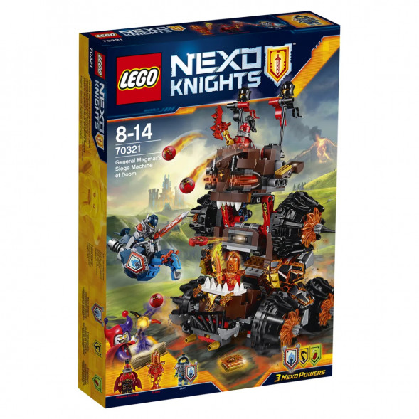 Конструктор LEGO Nexo Knights 70321 Роковое наступление Генерала Магмара во Владивостоке