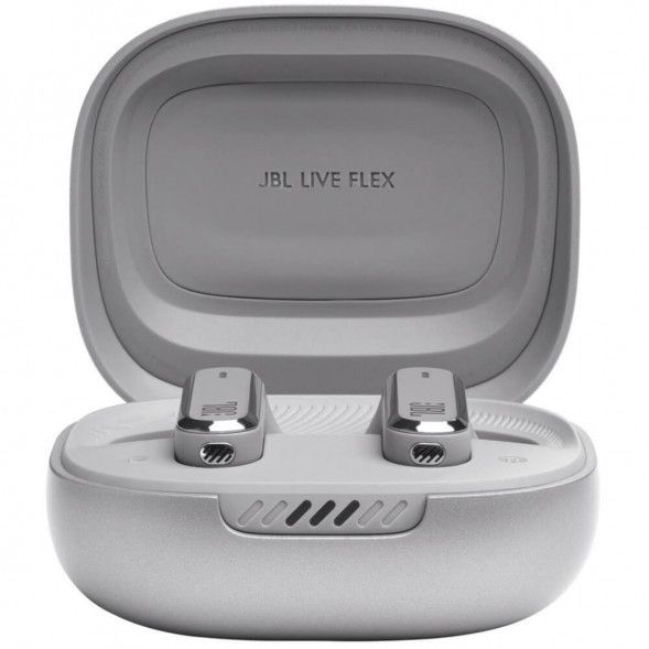 Беспроводные наушники JBL Live Flex, серебристый во Владивостоке