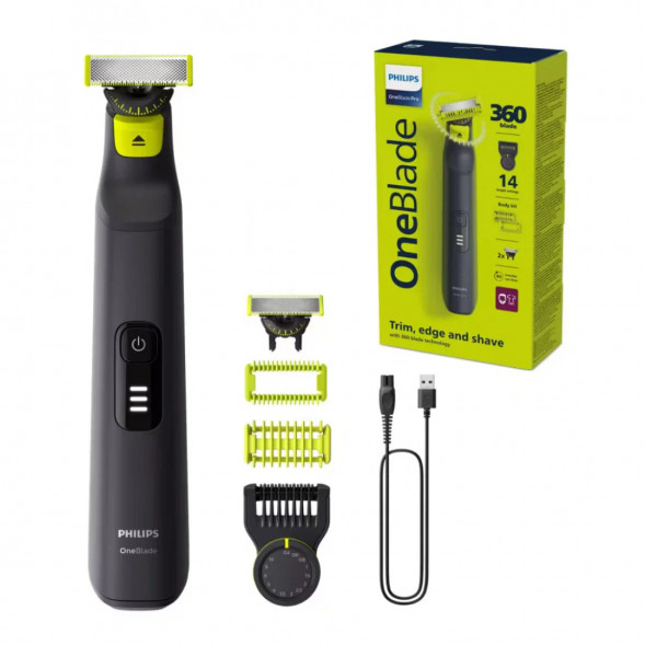 Триммер Philips QP6542/15 OneBlade 360 Pro Face + Body во Владивостоке