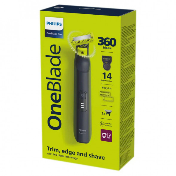 Триммер Philips QP6542/15 OneBlade 360 Pro Face + Body во Владивостоке