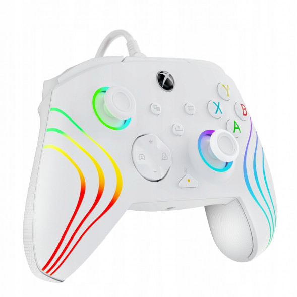 Геймпад проводной PDP для Xbox Afterglow Wave, White во Владивостоке