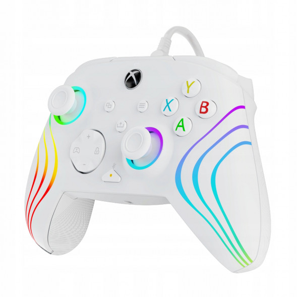 Геймпад проводной PDP для Xbox Afterglow Wave, White во Владивостоке