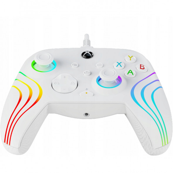 Геймпад проводной PDP для Xbox Afterglow Wave, White во Владивостоке