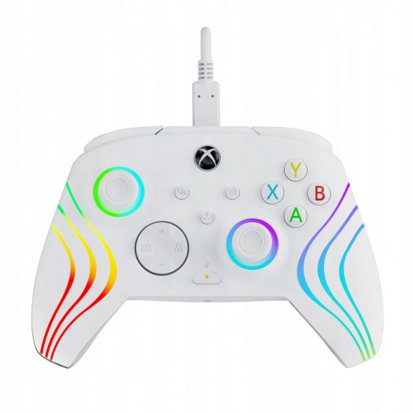 Геймпад проводной PDP для Xbox Afterglow Wave, White во Владивостоке