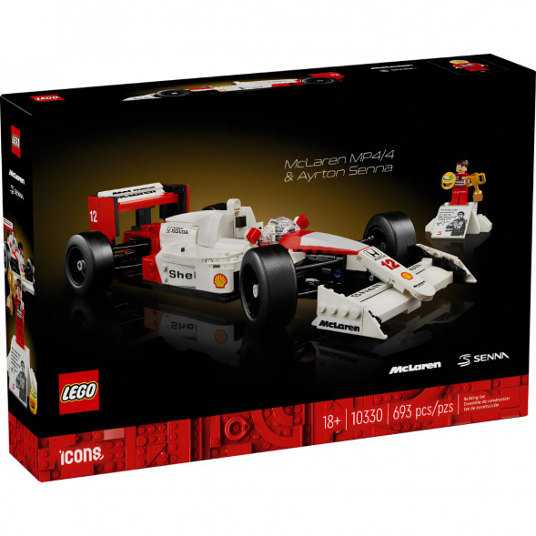 Конструктор LEGO Коллекционные наборы 10330 McLaren F1 MP4/4 и Айртон Сенна во Владивостоке