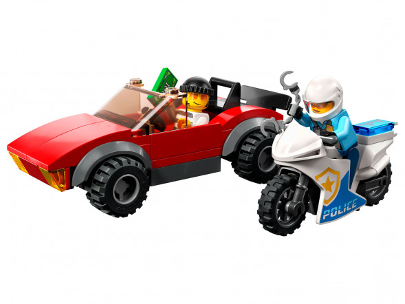 Конструктор LEGO City 60392 Полицейская погоня на байке во Владивостоке