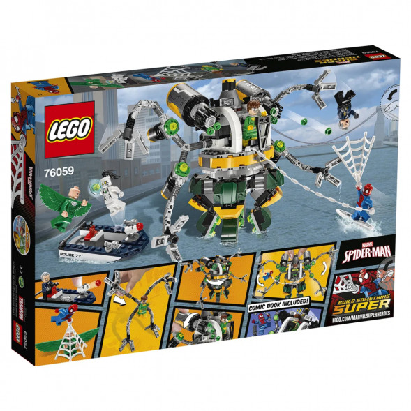 Конструктор LEGO Super Heroes 76059 Человек-паук: в ловушке Доктора Осьминога во Владивостоке