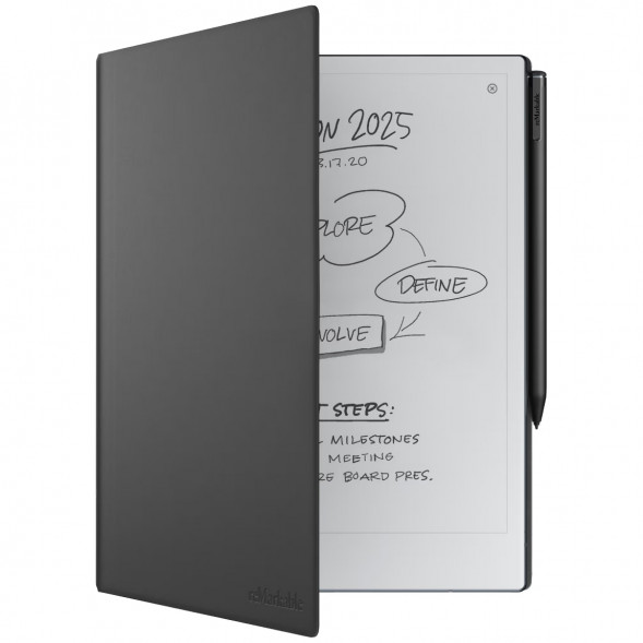Графический планшет reMarkable 2 со стилусом Marker Plus и чехлом Book Folio черный (RM115) во Владивостоке