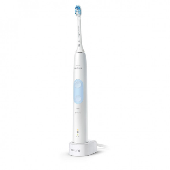 Электрическая звуковая зубная щетка Philips Sonicare ProtectiveClean 4500, White во Владивостоке