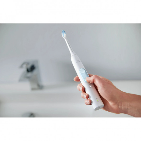Электрическая звуковая зубная щетка Philips Sonicare ProtectiveClean 4500, White во Владивостоке