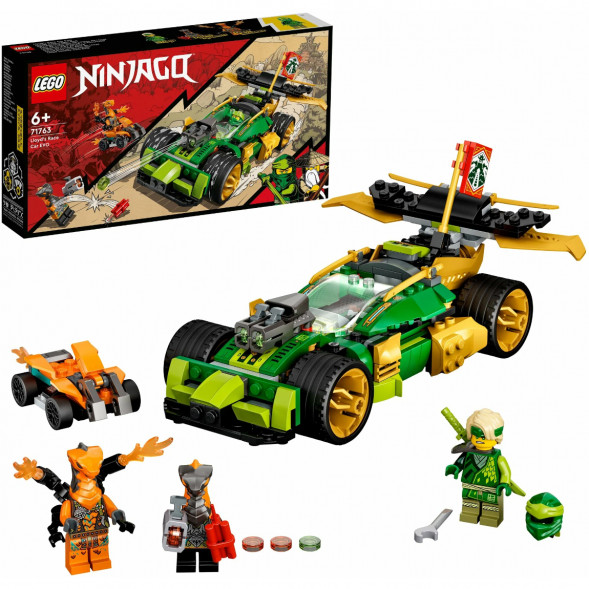 Конструктор LEGO Ninjago 71763 Гоночный автомобиль ЭВО Ллойда во Владивостоке