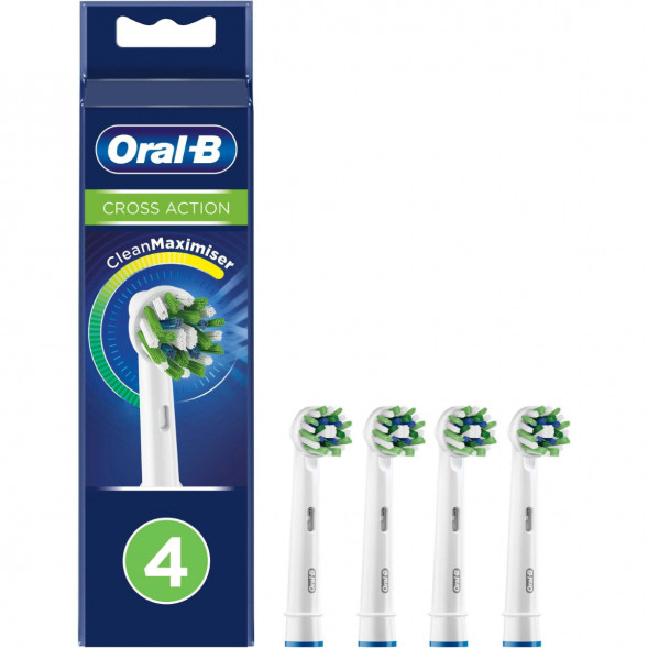 Насадки на зубные щетки Oral-B Cross Action, 4 шт. во Владивостоке