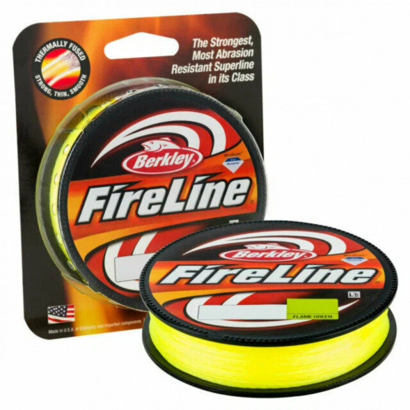Леска Berkley FireLine 0,25mm 17,5kg 270m, Flame Green (желтый неон) во Владивостоке