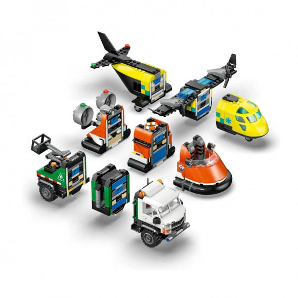 Конструктор LEGO City 60505 Самолет, сервисный грузовик и судно на воздушной подушке во Владивостоке