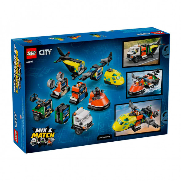 Конструктор LEGO City 60505 Самолет, сервисный грузовик и судно на воздушной подушке во Владивостоке
