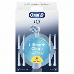 Сменные насадки Oral-B iO Series Ultimate Clean 360, 8 шт., белый