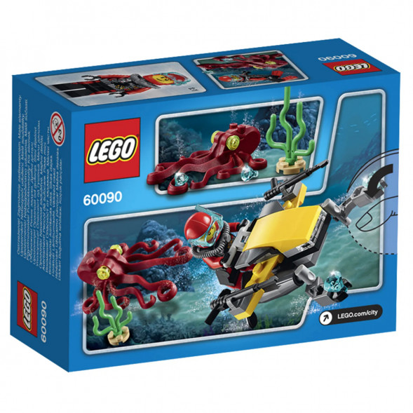 Конструктор LEGO City Deep Sea Explorers 60090 Глубоководный скутер во Владивостоке