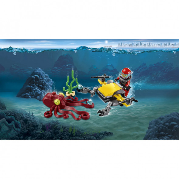 Конструктор LEGO City Deep Sea Explorers 60090 Глубоководный скутер во Владивостоке