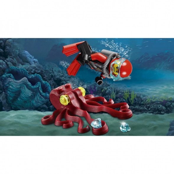 Конструктор LEGO City Deep Sea Explorers 60090 Глубоководный скутер во Владивостоке