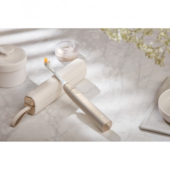 Электрическая звуковая зубная щетка Philips Sonicare 9900 Prestige HX9992/11, Champagne Gold во Владивостоке