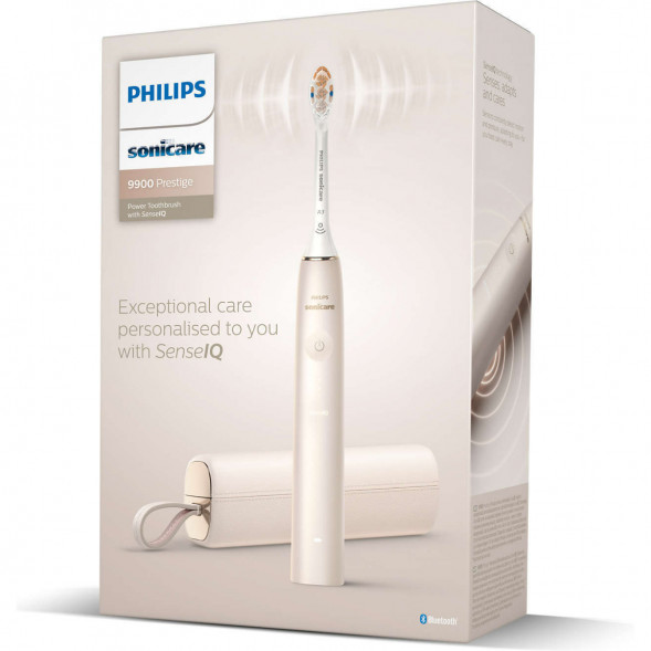 Электрическая звуковая зубная щетка Philips Sonicare 9900 Prestige HX9992/11, Champagne Gold во Владивостоке