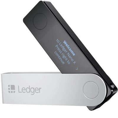 Аппаратный криптокошелек Ledger Nano X , черный во Владивостоке