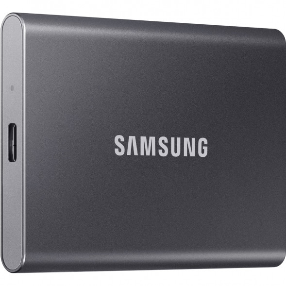 1 ТБ Внешний SSD Samsung T7, USB 3.2 Gen 2 Type-C, серый во Владивостоке