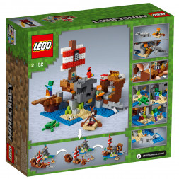 Конструктор LEGO Minecraft 21152 Приключения на пиратском корабле