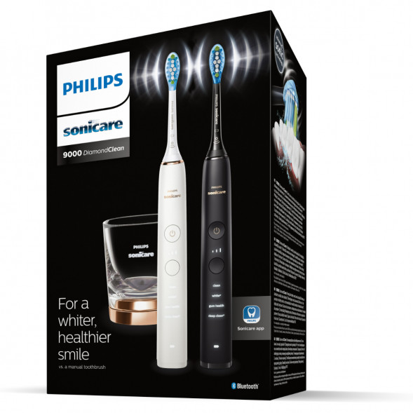 Набор из 2 электрических зубных щеток Philips Sonicare HX9914/57 9000 DiamondClean во Владивостоке
