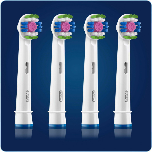 Насадки на зубные щетки Oral-B 3D White, 4 шт. во Владивостоке
