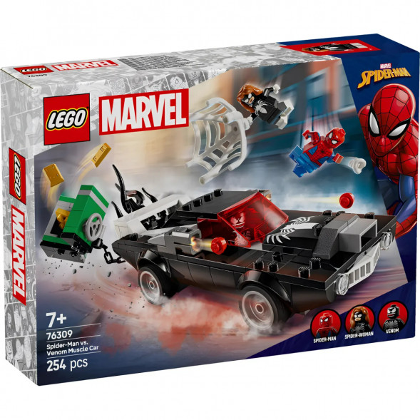 Конструктор LEGO Super Heroes 76309 Человек-паук против Венома во Владивостоке