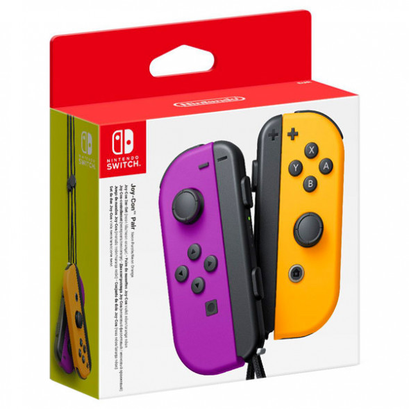 Геймпад Nintendo Switch Joy-Con controllers Duo, фиолетовый/оранжевый во Владивостоке