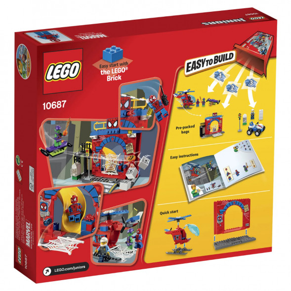 Конструктор LEGO Juniors 10687 Убежище Человека-паука во Владивостоке